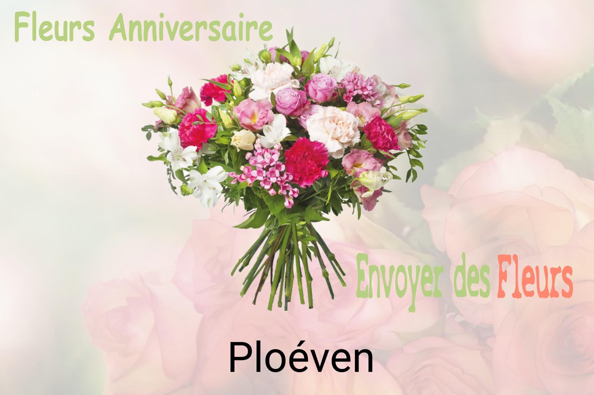 Bouquet de fleurs d’anniversaire livré à Ploéven